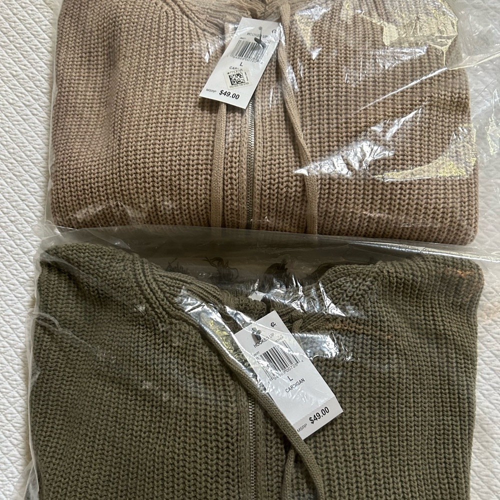 Destructed Sweater Hoodie Bundle (2 sweaters)